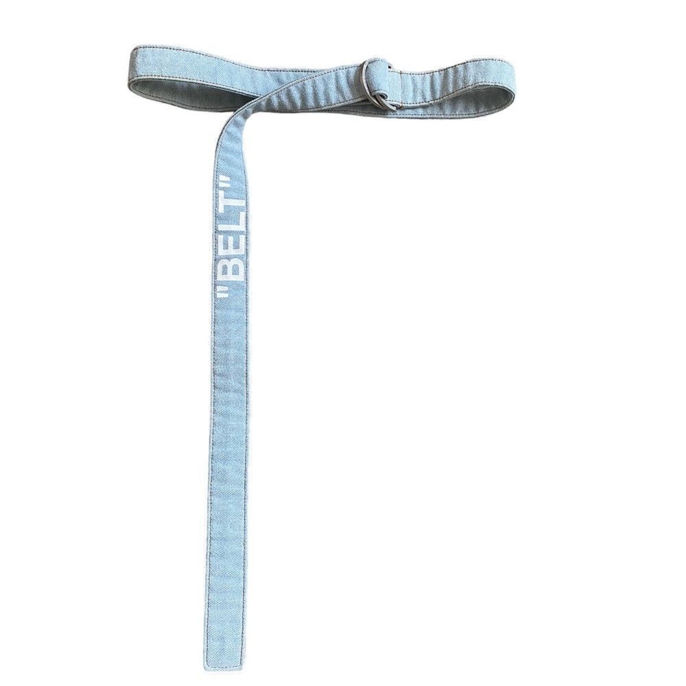 Off-White Denim D-Ring Belt